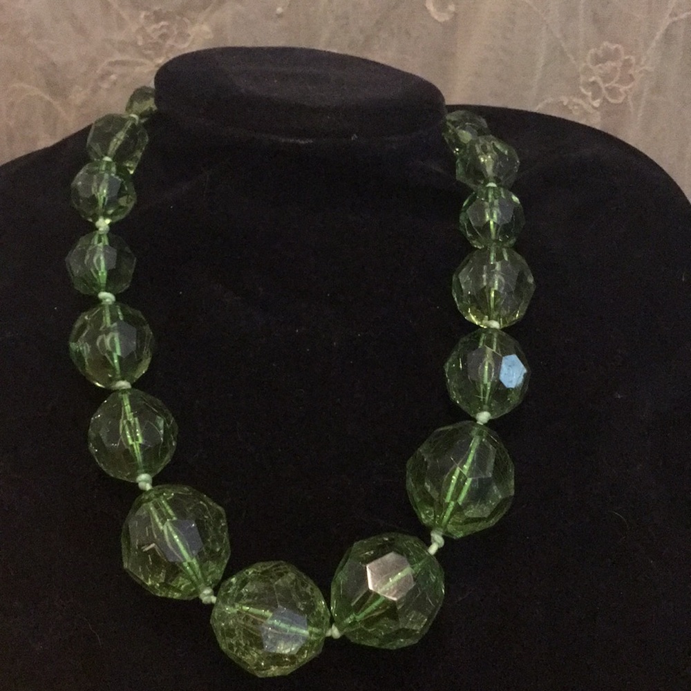 Chunky, brilliant statement necklace